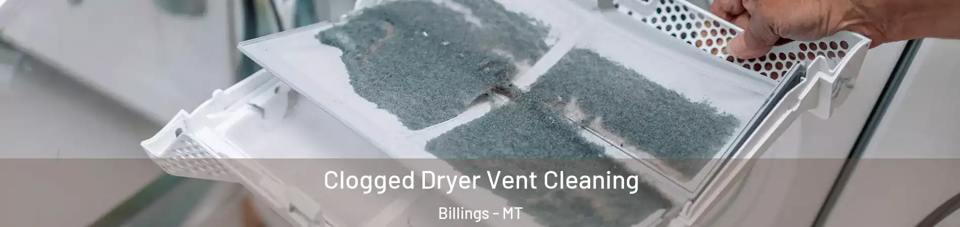  Clogged Dryer Vent Cleaning Billings - MT