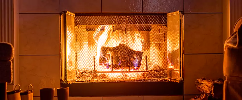 Mendota Hearth Landscape Fireplace Installation in Billings, Montana