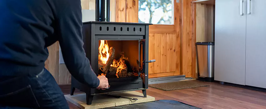Open Hearth Wood Fireplace Installation in Billings, MT